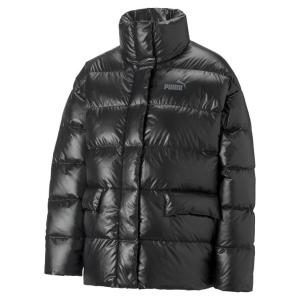 レディース PUMA プーマ W STYLE DOWN SHINY PUFFER アウター 672270 01BLK｜abc-martnet