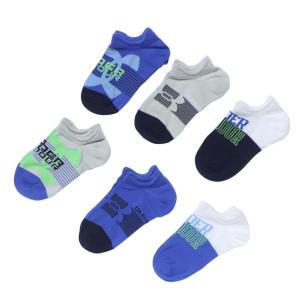 キッズ UNDER ARMOURウェア アンダーアーマーウェア K ESS NOSHOW SOCKS ソックス 1370543 486VEB/HGY/CBL｜abc-martnet