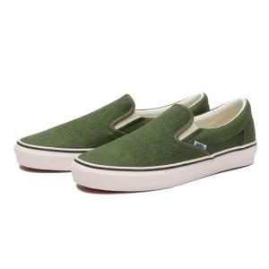 VANS ヴァンズ SLIP ON スリッポン V98CF HMP GREEN/WHITE｜abc-martnet