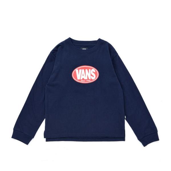 キッズ VANS ヴァンズ K Classic Logo Big L TEE ロングスリーブ 123...