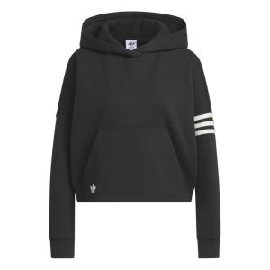 レディース adidas アディダス W NEW CL HOODIE スウェット IB5922 BLACK｜abc-martnet