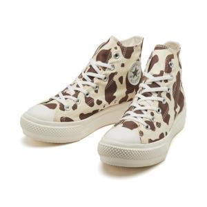 レディース CONVERSE コンバース AS LIGHT PLTS COWSPOT HI オールスター ライト PLTS カウスポット HI 31308150 OFF WHITE｜abc-martnet