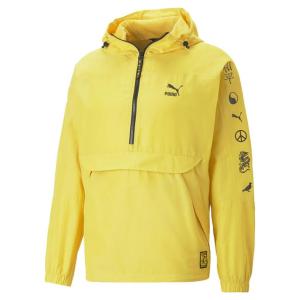 PUMA ウェア プーマ ウェア M STAPLE ANORAK JACKET WV アウター 539826 55S.YELLOW｜abc-martnet