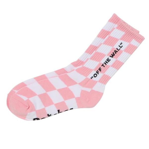 VANS ヴァンズ WAVY CHECKER SOCKS ソックス VN000FPFCGE PINK...