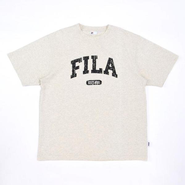 FILA U FILA BIG LOGO TEE FM6495 ABC-MART限定 oatmeal...