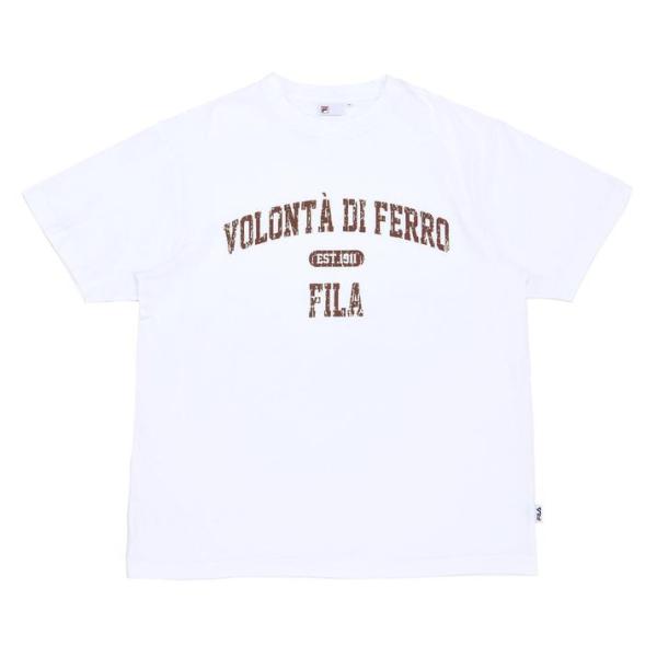 FILA フィラ U FILA collegeTEE FM6496 ABC-MART限定 WHT