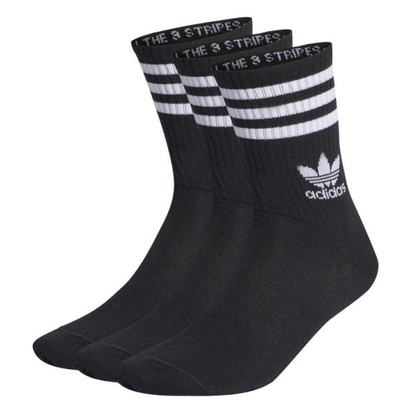 adidas アディダス U MID CUT CREW SOCKS 3Pソックス IL5022 BL...