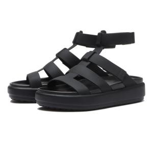 crocs クロックス BROOKLYN LUXE GLADIATOR W ブルックリンラックスグラディエーター 209557-060 BLACK/BLACK｜abc-martnet