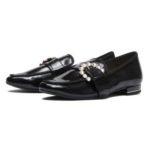 レディース JOLI ENCORE ジョリー アンコール STONE BELT LOAFER2 ストーンベルトローファー2 JE-2042 E/BLACK｜abc-martnet