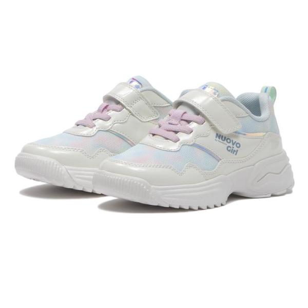 キッズ NUOVO ヌオーヴォ 17-22(H) JENNIE ジェニー N9348J WHITE ...