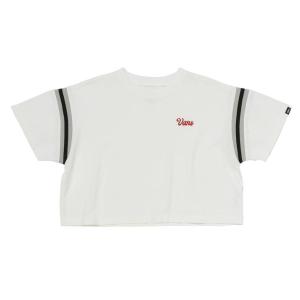 VANS ヴァンズ W Cropped RIB TEE ショートスリーブ 124R3011300 ABC-MART限定 WHITE｜abc-martnet