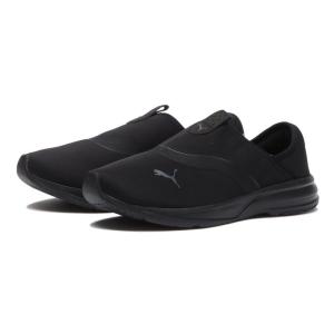 PUMA プーマ COMET SLIP ON WIDE コメット スリップオン ワイド 309937 ABC-MART限定 *02BLK/S.GRAY｜abc-martnet