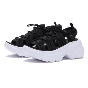 PUMA プーマ CILIA WEDGE SANDAL シリア ウェッジ サンダル 399022 ABC-MART限定 *04BLACK/WHITE｜abc-martnet