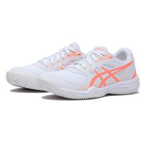 レディース ASICS アシックス W COURT SLIDE 3 CLAY/OC Wコートスライド3 CLAY/OC 1042A230.102 WHITE/SUN CORAL｜abc-martnet