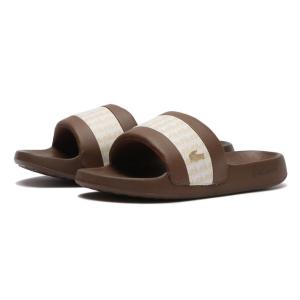 レディース LACOSTE ラコステ SERVE SLIDE HYB AS1241CFA 47CFA0009 ABC-MART限定 1W3 DK BR/L TAN｜abc-martnet