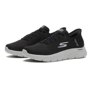 SKECHERS スケッチャーズ GO WALK FLEX-NEW WORLD ゴーウォークフレックス-ニューワールド 216505 ABC-MART限定 BKGY｜abc-martnet