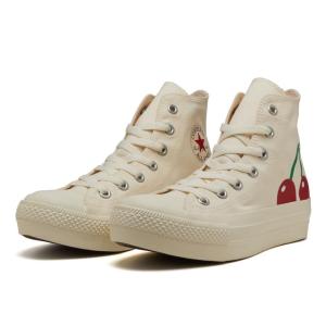 レディース CONVERSE コンバース AS PLTS CHERRYPRINT HI オールスター PLTS チェリープリント HI 31312171 OFF WHITE｜abc-martnet