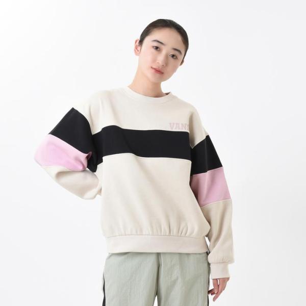 VANS ヴァンズ color scheme logo sweat スウェットクルー 124K304...