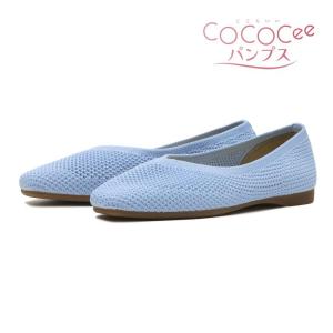 ​【日本製】OHIO ニットパンプス 24cm ジグザグ柄 ブルーアクセント COOKMAN（クックマン） Chef Pants Tweed Ombre Check Blue シェフ