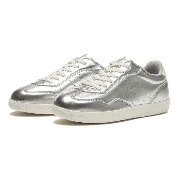 レディース HAWKINS ホーキンス VICKY ローカットスニーカー HW20396 SILVE...