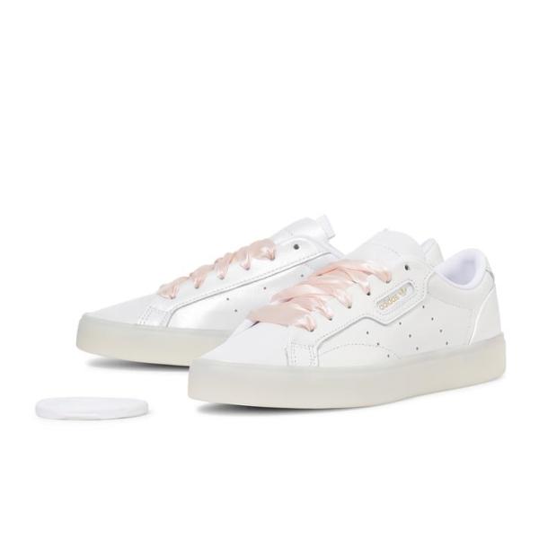 レディース ADIDAS アディダス SLEEK W スリーク W JS1618 *FTWR/FTW...