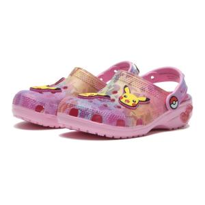 キッズ crocs クロックス 18-21 PIKACHU PINK CLS CLG K キッズピカチュウピンククラシッククロッグ 211229-90H MULTI