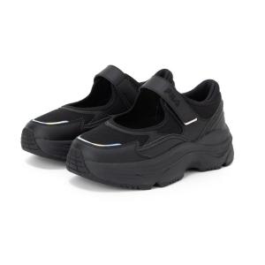 キッズ FILA フィラ 19-23 FILA WAVY DAY MJ KD フィラウェイビーデイエムジェイキッズ 3XM02495H001 ABC-MART限定 *Black / Black