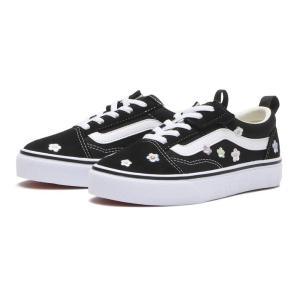キッズ VANS ヴァンズ 17-22(H) OLD SKOOL オールドスクール V36PS EB.FLW BLK/WHT/FLW