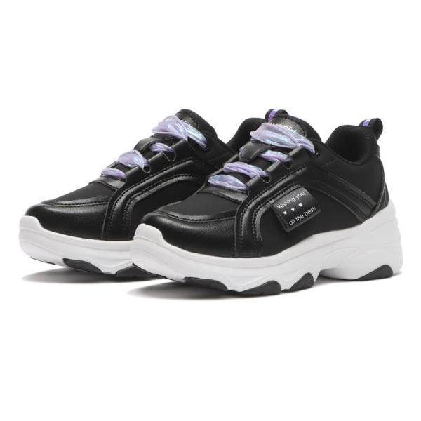 キッズ NUOVO ヌオーヴォ 19-24 ANGELA アンジェラ N9375J BLACK