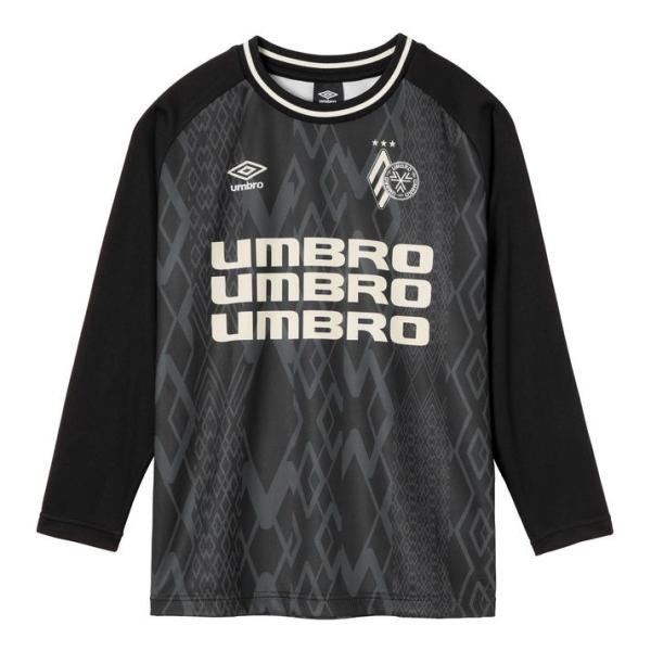 UMBRO ウェア アンブロ THE THIRDジュニアグラフィック長袖プラクティスシャツ UF5F...