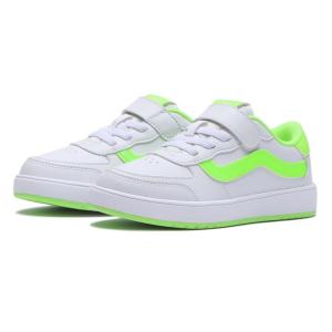 キッズ VANS ヴァンズ 17-22 BRAVO ブラボー V2740K NEON WHITE/GREEN
