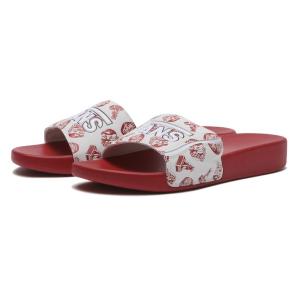VANS ヴァンズ OVER SLIDE オーバースライド V7350 JP.PTN WHITE/RED