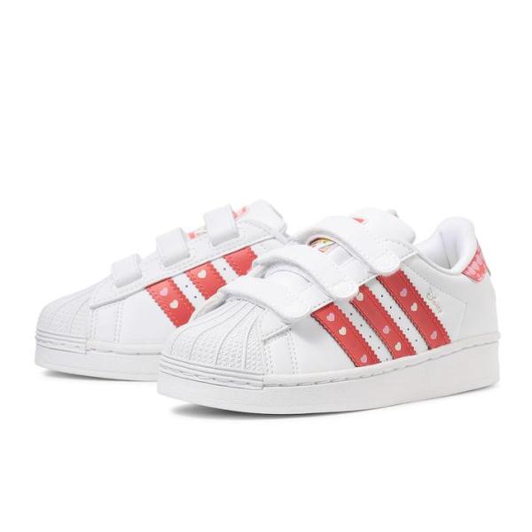 キッズ ADIDAS アディダス 17-21 SST LED LIGHTS CF C スーパースター...