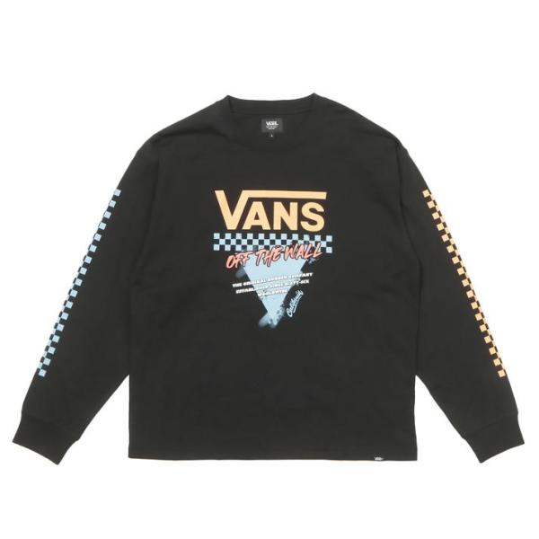 VANS ヴァンズ M Neon Checker Racing L TEE ロングスリーブ 126R...
