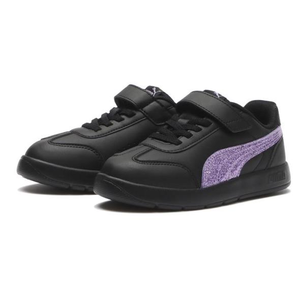 キッズ PUMA プーマ 17-21 COURTFLEX V3 T2 GL AC+PS コートフレッ...