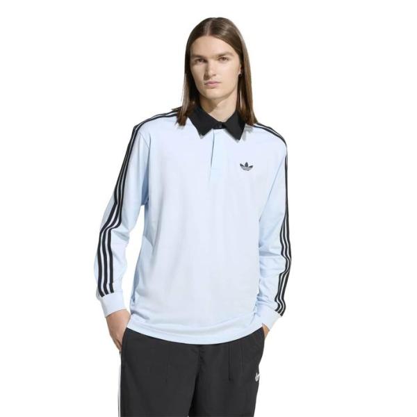 adidas アディダス M 3ST RUGBY LS POLO ロングスリーブ KE2445 CR...