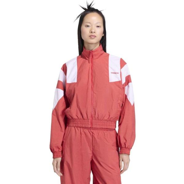 レディース adidas アディダス W BLOCKED WASHED ZIPPED TT アウター...