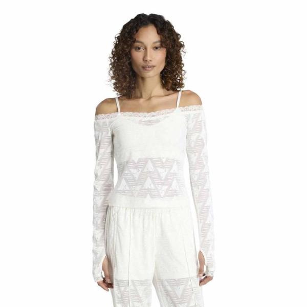 レディース adidas アディダス W LACE BARDOT LS ロングスリーブ KE3458...