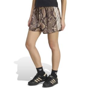 レディース adidas アディダス W SNAKE SATIN SHORTS(GFX INJ) ショートパンツ KX1895 LINEN/MBEG｜ABC-MART Yahoo!店