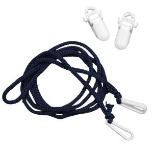 メール便 送料無料 男女兼用 ベビー キッズ 無地 手袋ひも 紐 紛失防止ヒモ ひものみ クリップ付き グローブ 手袋に Fサイズ