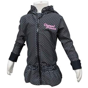 ゆうメール 送料無料  ラッシュガード 女の子 キッズ 水着 ガールズ 女児 子供用 ドット柄 ロング丈 チュニック風 長袖 UV対策 100cm 110cm 120cm