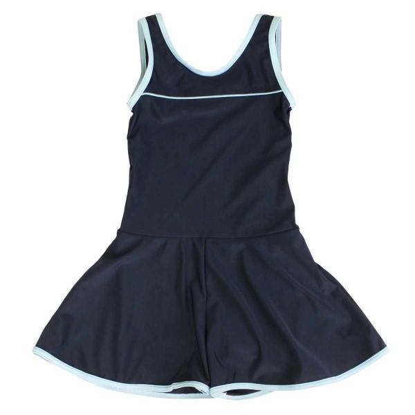 送料無料  スクール水着 女の子 ワンピース（スパッツ＆キュロット） 紫外線対策 UV（UPF50＋...