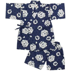 メール便 送料無料 甚平 キッズ 男の子 綿10...の商品画像
