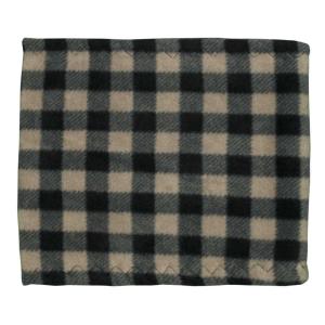 ゆうメール 送料無料 チェッ柄クネックウォーマー男女兼 フリーcm