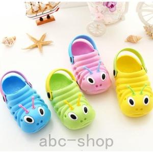 子供 サンダル イモムシ ベビーサンダル 軽量 滑り止め