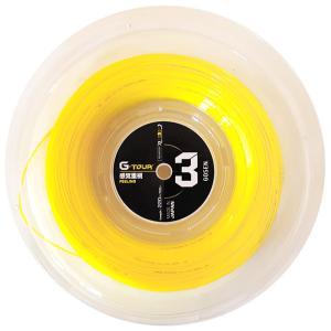 ゴーセン ジーツアー 3 イエロー  1.18mm(17LGA)／1.23mm(17GA)／1.28(16LGA)