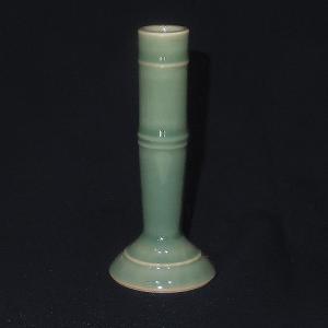 置物 花瓶 王地山陶器所 青磁胴紐筆立(小)/青磁器 筆立て OJI-O-004