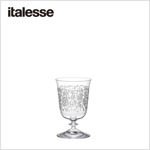 ゴブレットグラス イタレッセ italesse ロック・ゴブラー ワームウッド デコ×6脚セット 業...