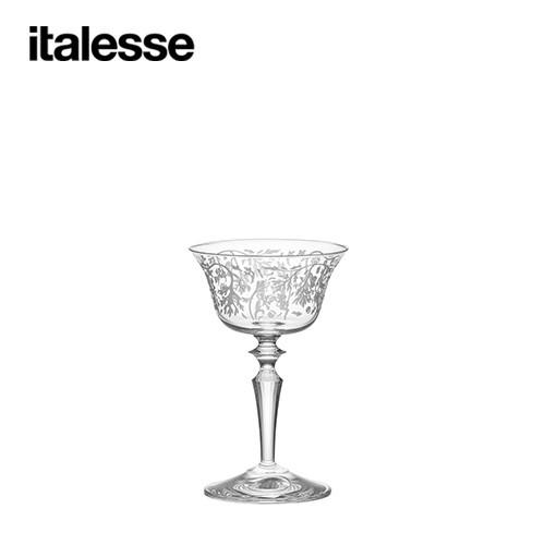 シャンパングラス イタレッセ italesse プレジデンテ クープ ダブル ワームウッド デコ×6...