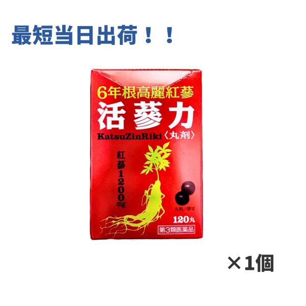 【第3類医薬品】活蔘力<丸剤>120丸